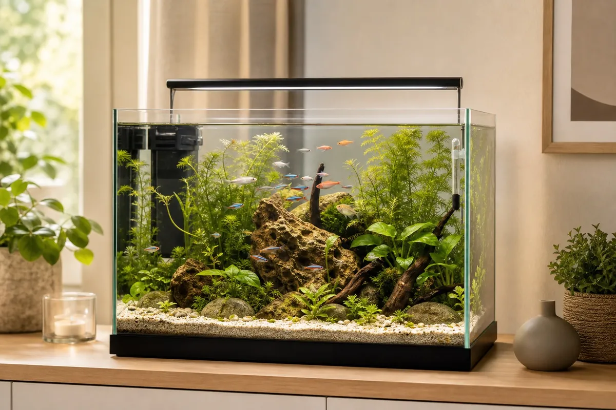 Nano-akvarium & startkit