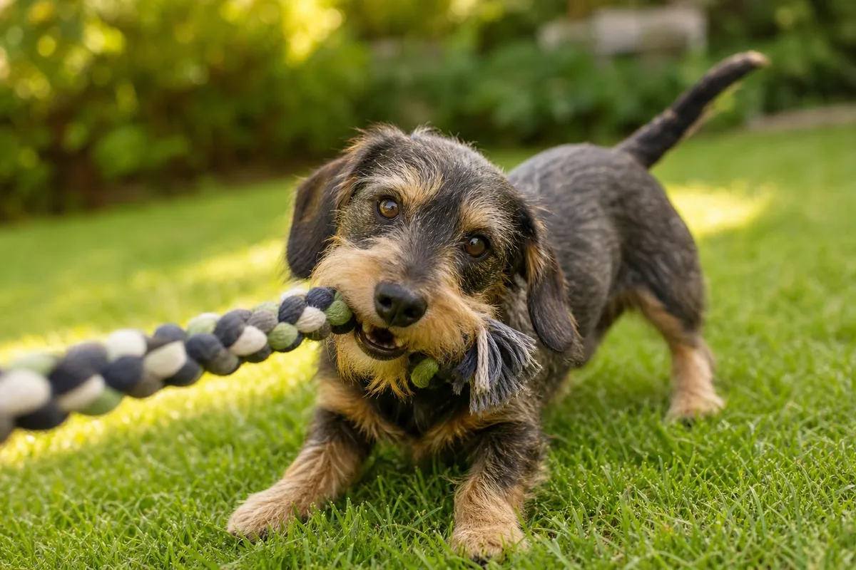 Dragleksaker för hund
