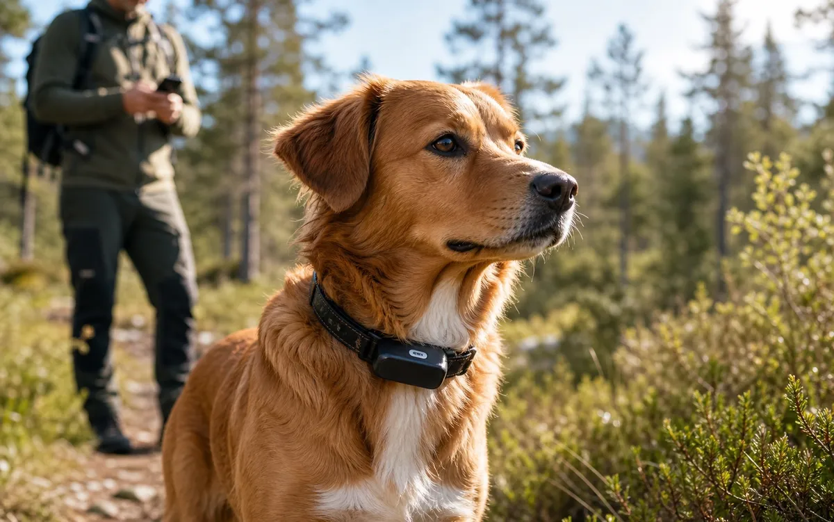 GPS-halsband för hund
