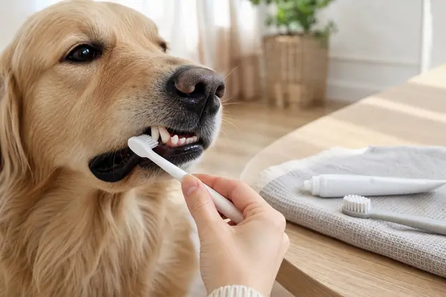 Tandvård för hund