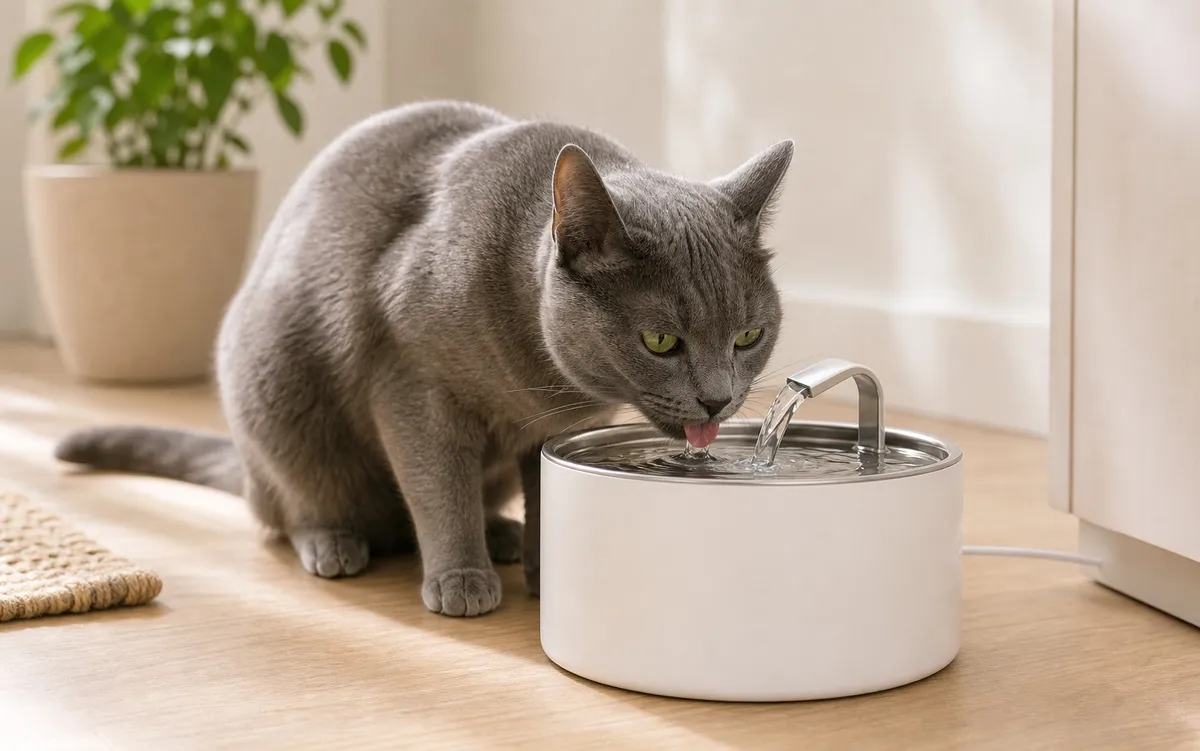 Kattfontäner