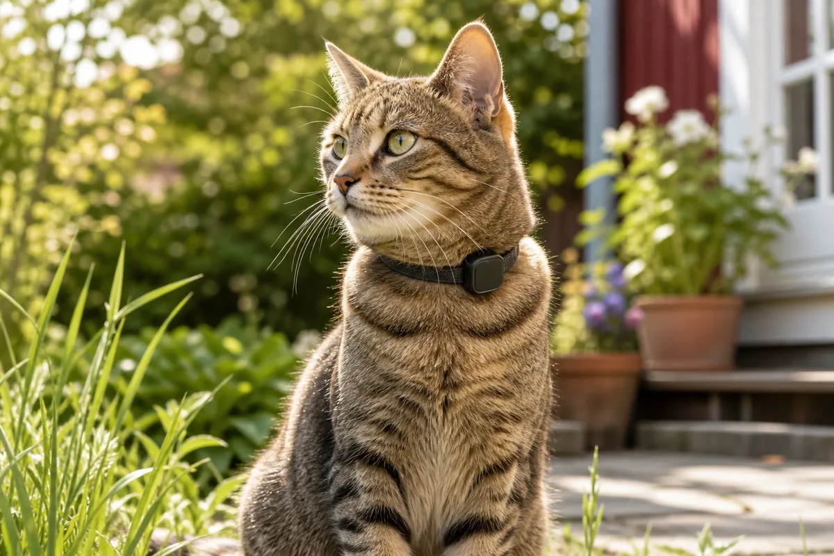 GPS-halsband för katt