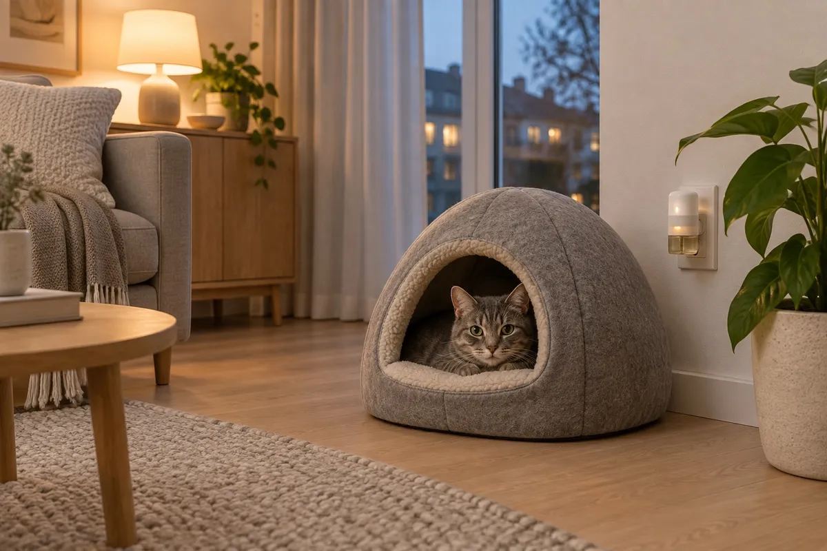Lugnande produkter för katt