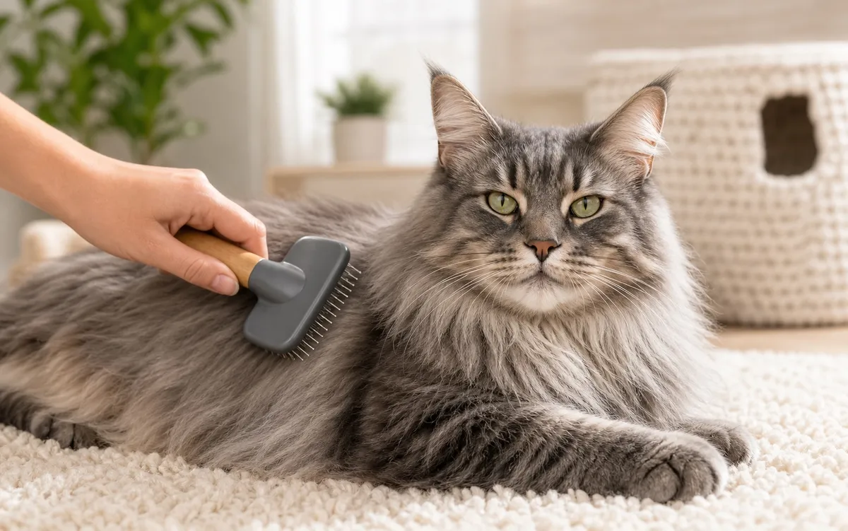 Pälsvård för katt